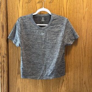 New Balance Gray Marled Heathered Performance Tee